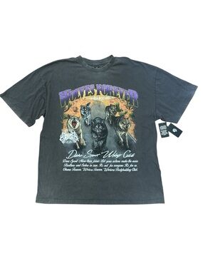 Darc Sport Wolves Forever Graphic Tee Size: XL NWT